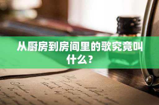 从厨房到房间里的歌究竟叫什么？