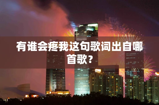 有谁会疼我这句歌词出自哪首歌？