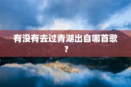 有没有去过青湖出自哪首歌？