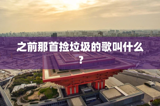 之前那首捡垃圾的歌叫什么？