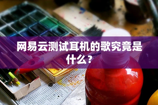网易云测试耳机的歌究竟是什么？