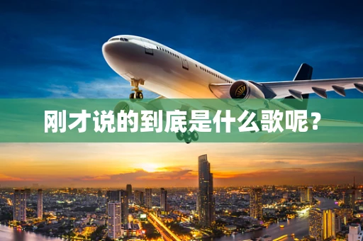 刚才说的到底是什么歌呢？