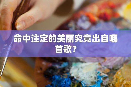 命中注定的美丽究竟出自哪首歌？