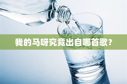我的马呀究竟出自哪首歌？
