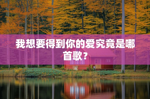 我想要得到你的爱究竟是哪首歌？