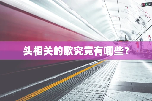 头相关的歌究竟有哪些？