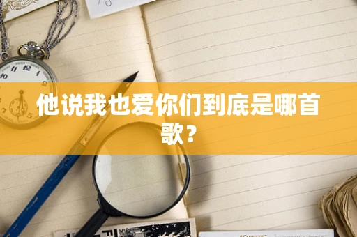 他说我也爱你们到底是哪首歌？