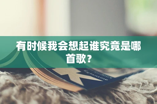 有时候我会想起谁究竟是哪首歌？
