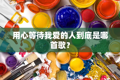 用心等待我爱的人到底是哪首歌？