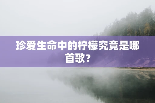 珍爱生命中的柠檬究竟是哪首歌？