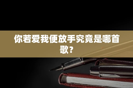 你若爱我便放手究竟是哪首歌？