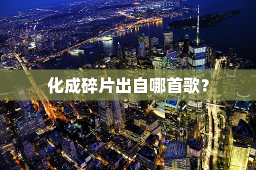 化成碎片出自哪首歌？
