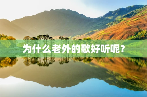 为什么老外的歌好听呢？