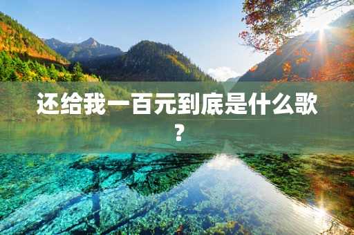 还给我一百元到底是什么歌？