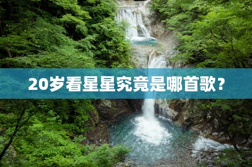 20岁看星星究竟是哪首歌？