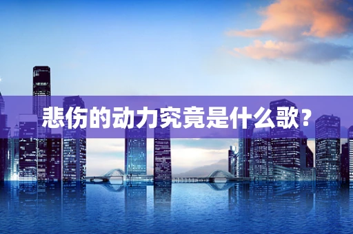 悲伤的动力究竟是什么歌？