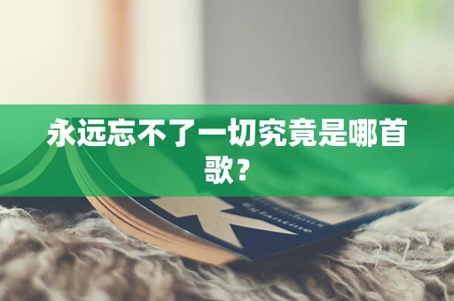 永远忘不了一切究竟是哪首歌？