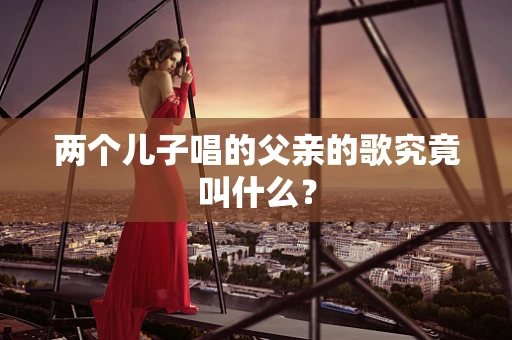 两个儿子唱的父亲的歌究竟叫什么？