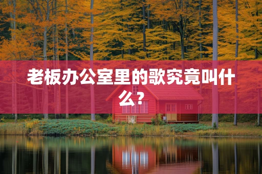 老板办公室里的歌究竟叫什么？