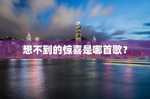 想不到的惊喜是哪首歌？