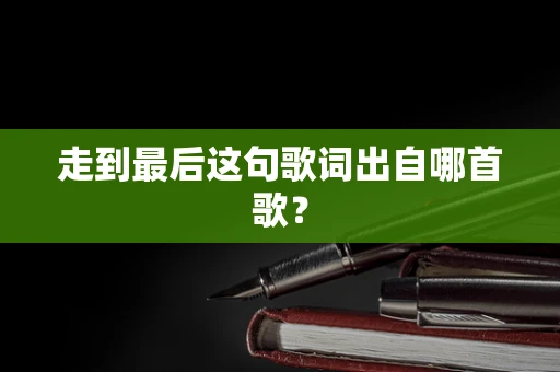 走到最后这句歌词出自哪首歌？