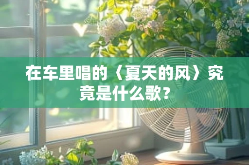 在车里唱的〈夏天的风〉究竟是什么歌？