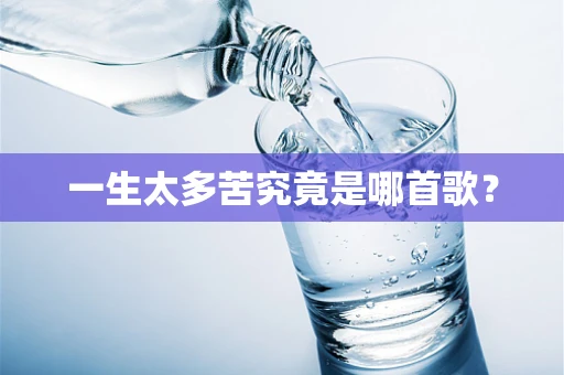一生太多苦究竟是哪首歌？