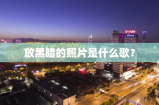 放黑暗的照片是什么歌？