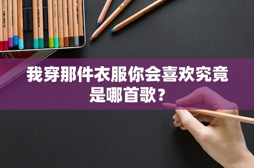 我穿那件衣服你会喜欢究竟是哪首歌？