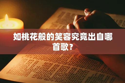 如桃花般的笑容究竟出自哪首歌？