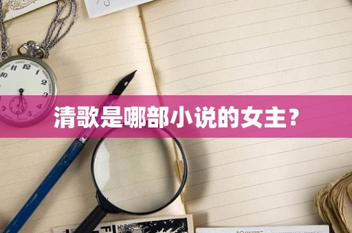 清歌是哪部小说的女主？
