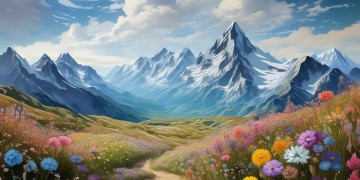 看见雪山接近蓝天出自哪首歌？