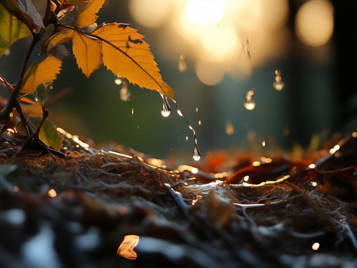 哪首歌的结尾是落下的雨？